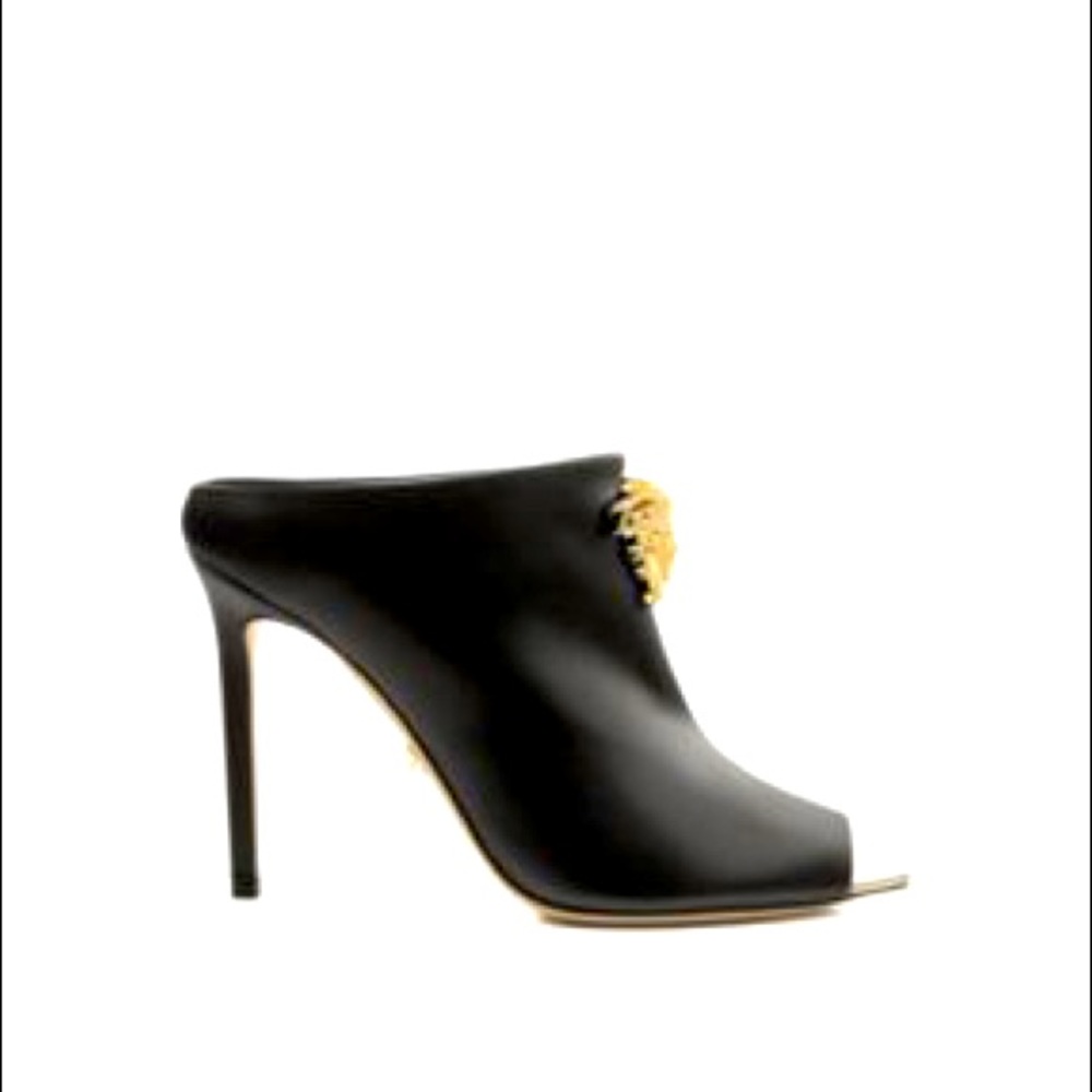 VERSACE Palazzo Peep-toe Mule